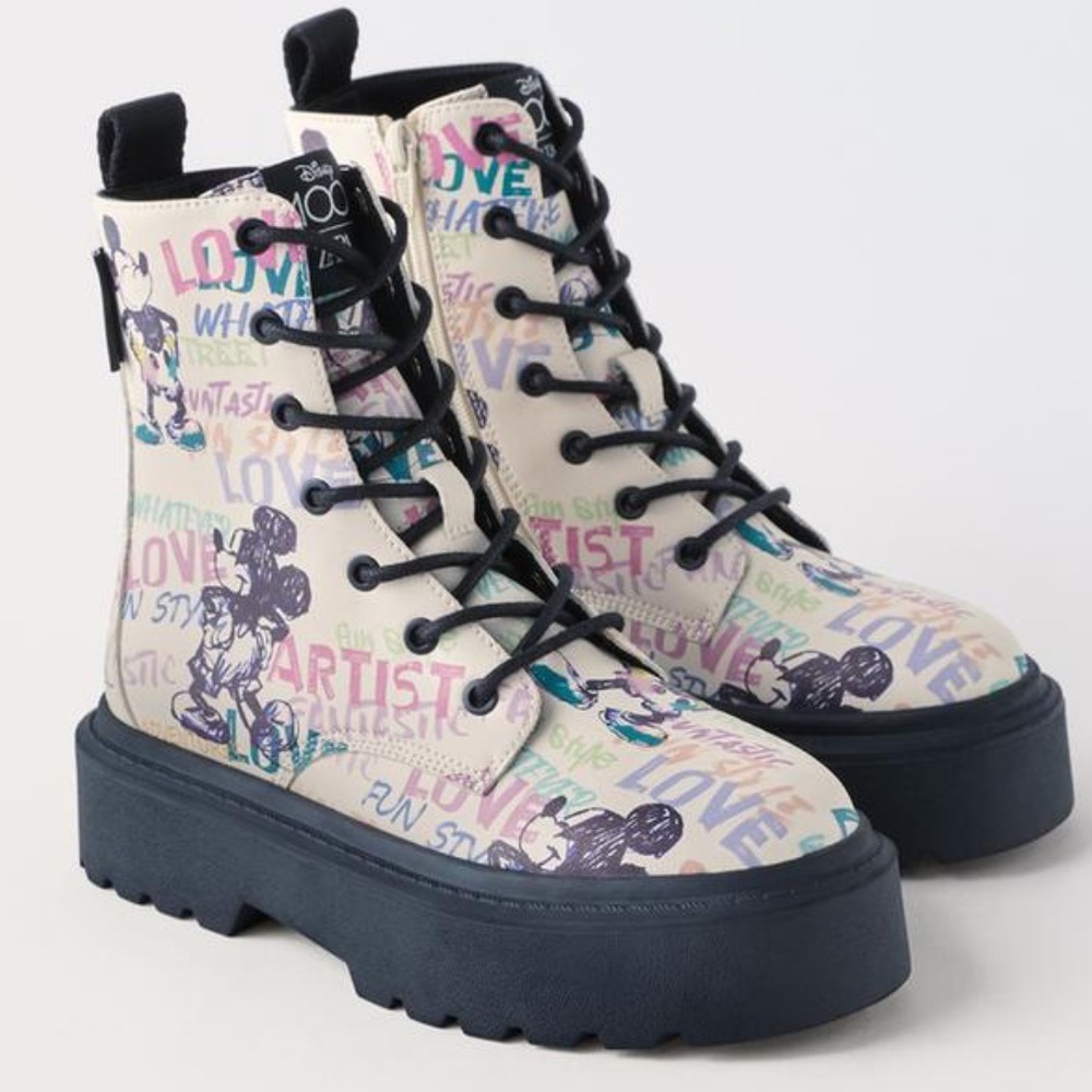 Zara Mickey Mouse ankle boots - Picture 5 of 7